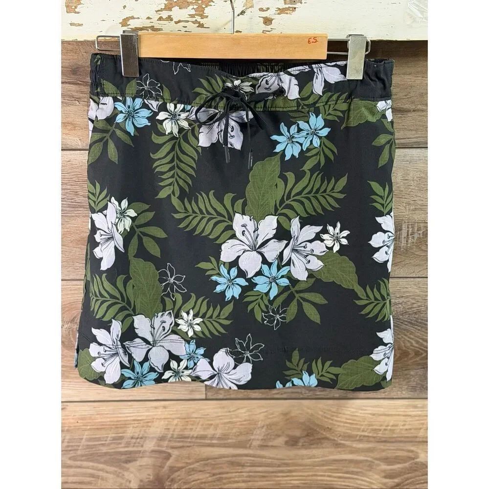 Speedo Women’s M Tropical Floral Skort Coastal Islandcore Casual Summer Resort